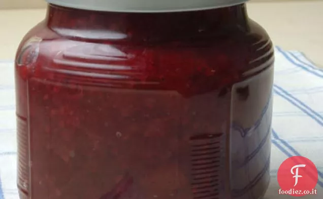 Chutney di mora e rabarbaro