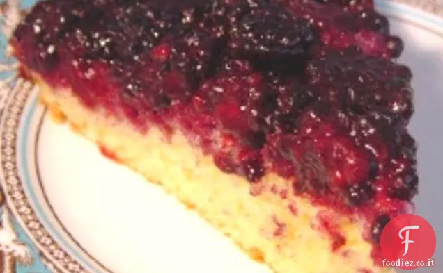 Mora a testa in giù torta