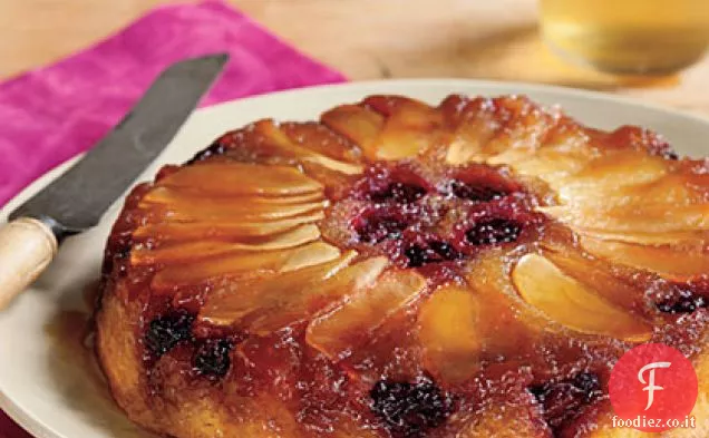 Torta capovolta Blackberry-Apple