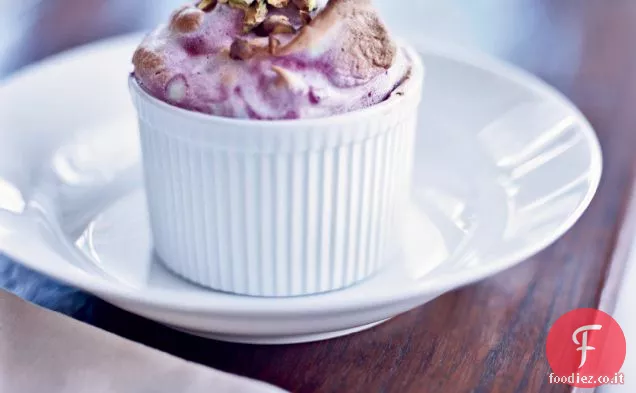 Soufflé di bacche estive roteate