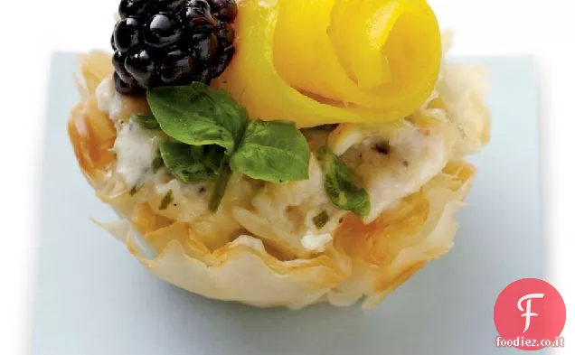 Crostate di insalata di pollo