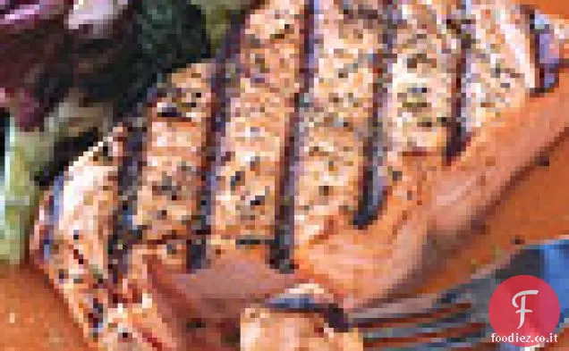 Filetti di Salmone speziati di finocchio e coriandolo