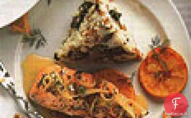 Salmone arrosto con salsa alle erbe arancioni