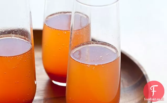 Arancia rossa speziata e Champagne Punch