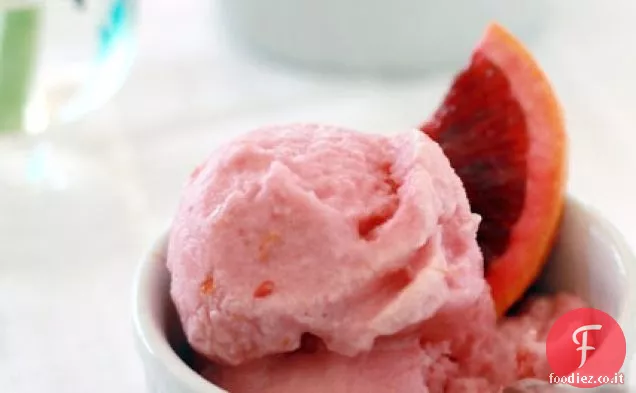 Sorbetto di arancia rossa