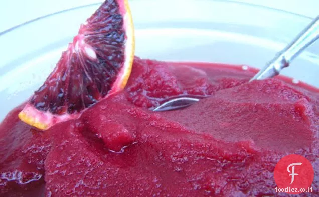 Sorbetto all'arancia rossa