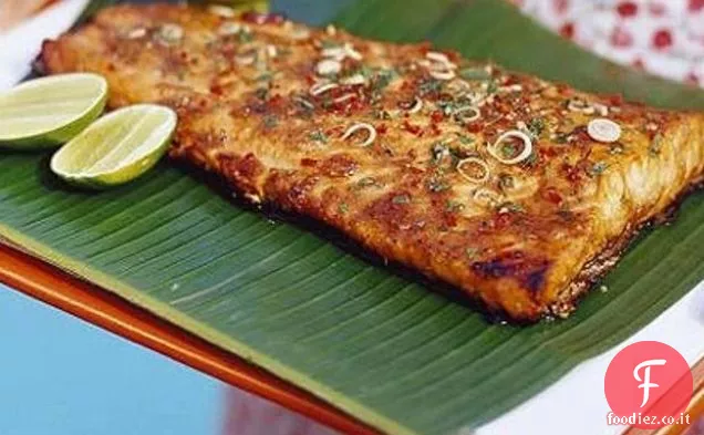 Bbq Tamarindo Salmone con citronella, peperoncino e zenzero
