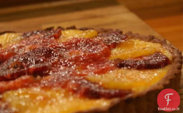 Crostata di arancia rossa