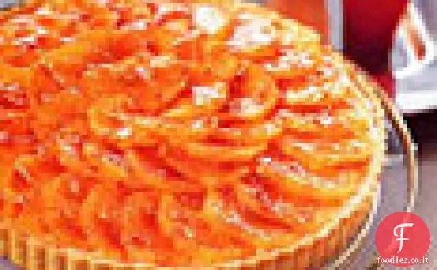Crostata di Arancia rossa con Crema pasticcera al Cardamomo