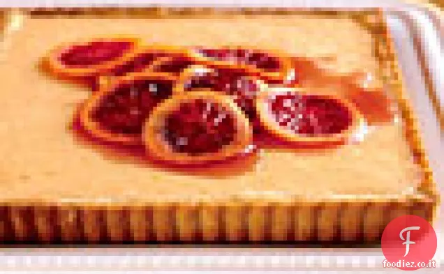 Crostata di Arancia fresca con crosta di Nocciole