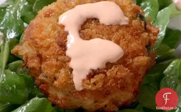 Croccanti torte di granchio