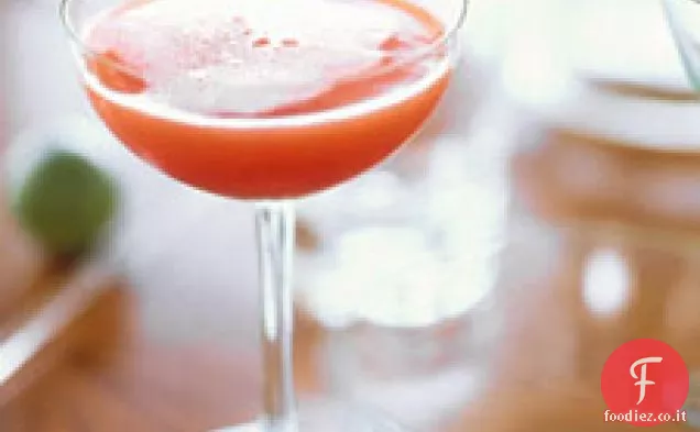 Cocktail di champagne all'arancia rossa