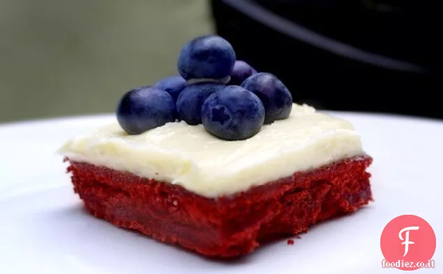 Rosso, bianco e mirtillo