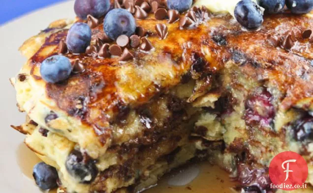 Cioccolato Chip Mirtillo Latticello Frittelle