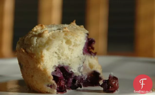 Muffin di mais al mirtillo
