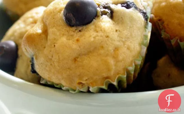 Mini Muffin al limone al mirtillo