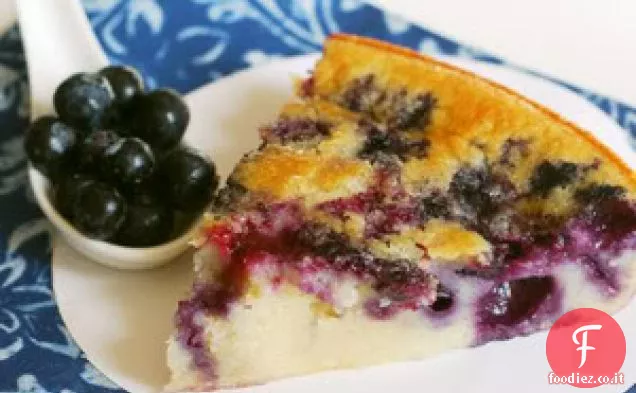 Torta al caffè al mirtillo