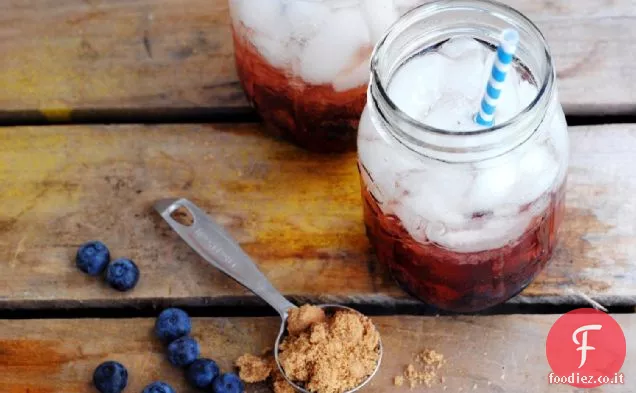 Cocktail estivo The Blueberry Rum Smash