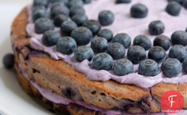 Torta a strati di mirtilli molto-Senza glutine