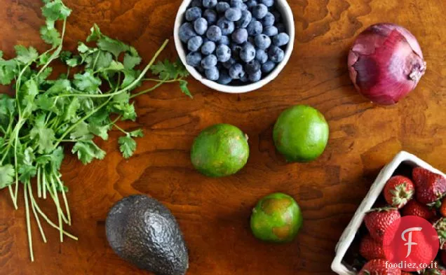 Salsa ai mirtilli e Lime