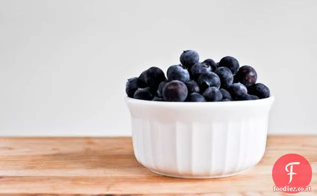 Torte per la colazione ai mirtilli con glassa ai mirtilli
