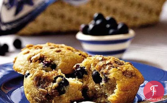 Muffin ai mirtilli e cannella