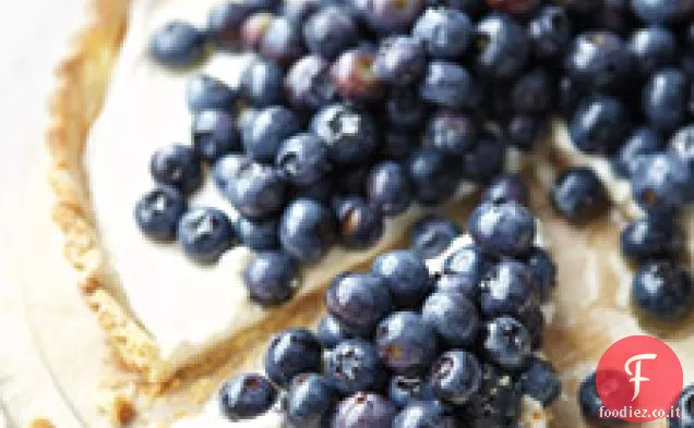 Crostata di ricotta ai mirtilli