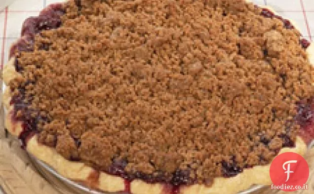 Torta di Crumble di mirtilli