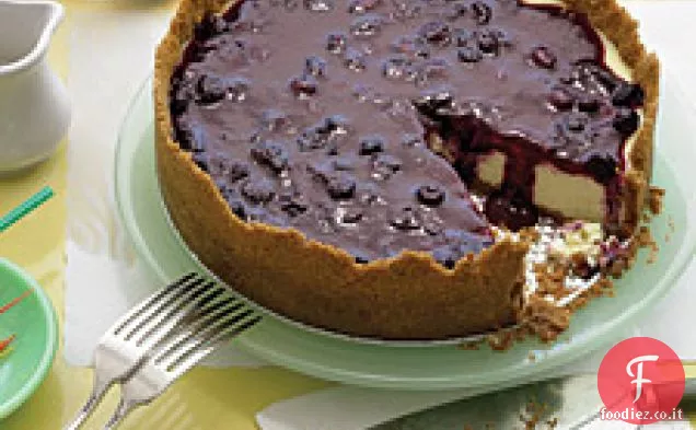 Cheesecake con Topping ai mirtilli