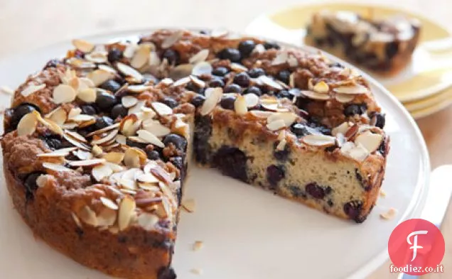 Torta al caffè al mirtillo