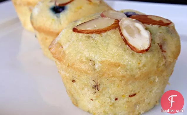 Muffin di arancia Mandorla Mirtillo