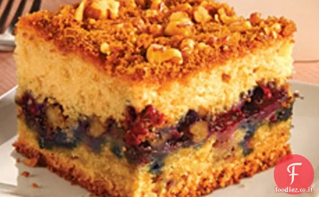 Torta al caffè al mirtillo Streusel
