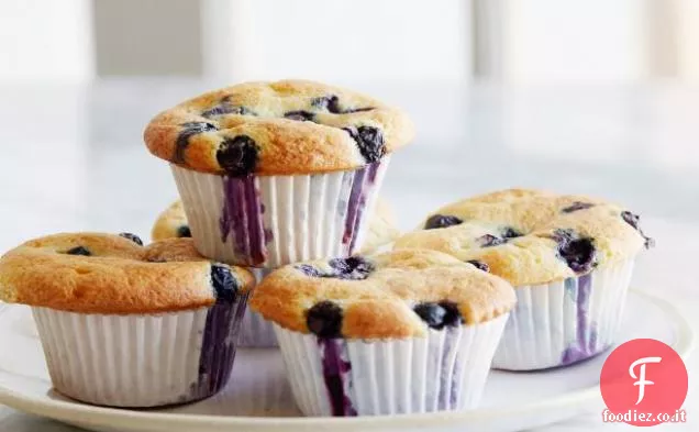 Muffin di torta al caffè al mirtillo