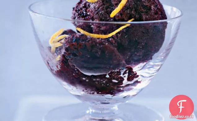 Sorbetto al mirtillo e Limone