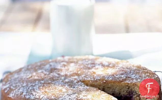 Torta di mirtilli e noci pecan