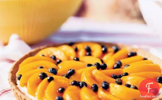 Crostata di mirtilli e Pesche