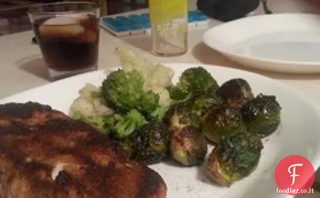 Sette bistecche di squalo speziate