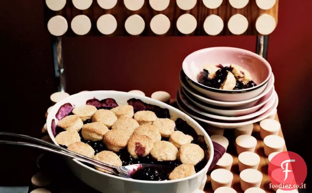 Ciabattino ai Mirtilli con Biscotti al Miele