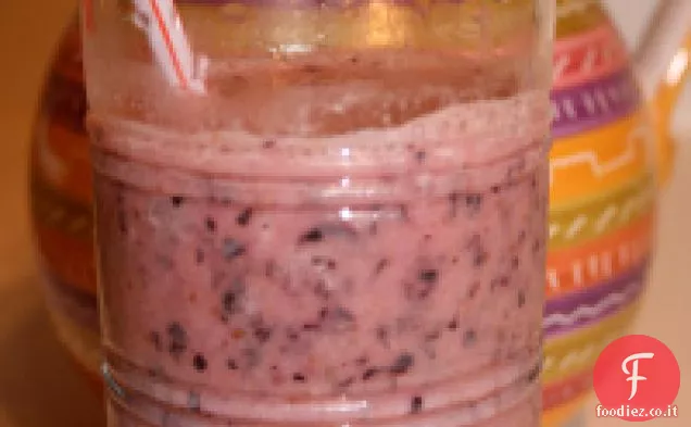 Frullato di melograno e mirtillo