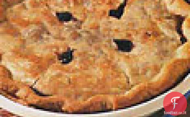 Torta di mirtilli e acero vecchio stile