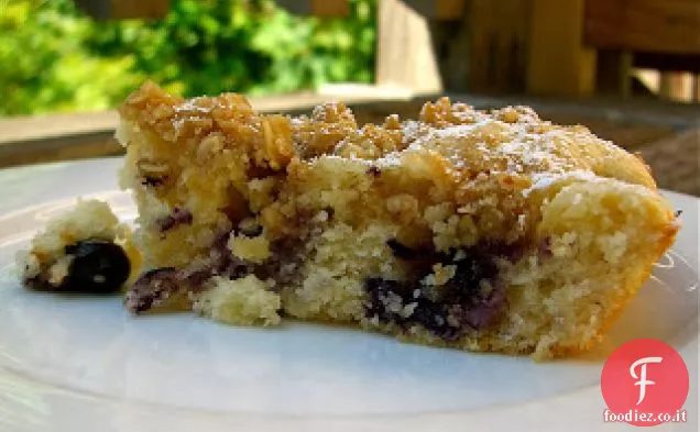 Muffin di torta al caffè al limone al mirtillo