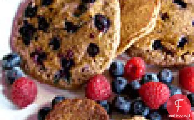 Frittelle di mirtilli vegan di Moby