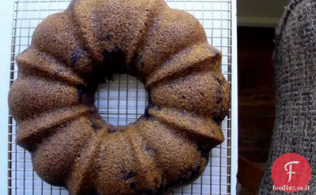 Torta di grano saraceno con mirtilli