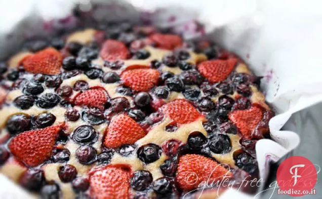 Ciabattino di mirtilli e fragole