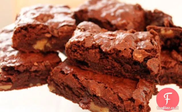 Brownies afrodisiaci con Mirtilli e Noci