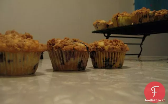 Muffin con fibbia ai mirtilli