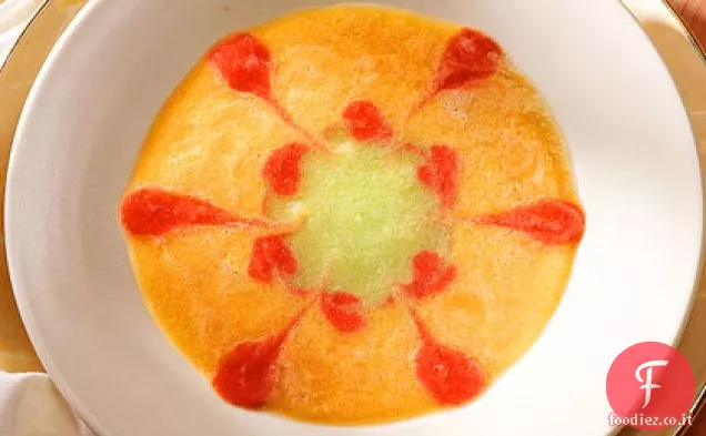 Zuppa di melone refrigerata