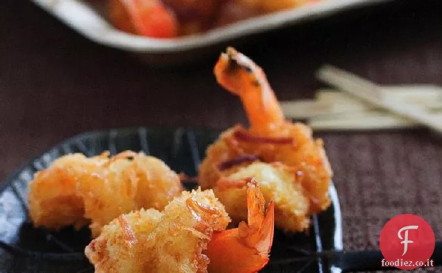 Gamberetti al cocco con peperoncino dolce Mayo Ricetta