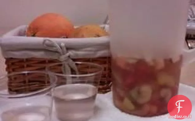 Tazze di frutta e soda congelate