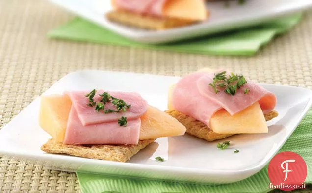 Involucro di prosciutto e melone
